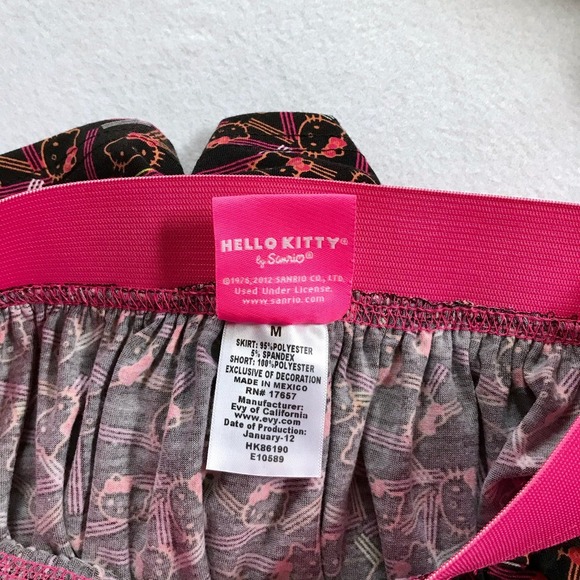 Hello Kitty NWOT Mini Skirt Girls M (8) - Picture 7 of 9